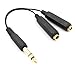 Poyiccot 1/4 Splitter Cable, 6.35mm 1/4