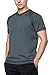 Charmo Mens Sun Protection Swim Shirts Rash Guard Swim Tee Short Sleeve Swimwear