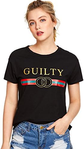 WDIRA Women's Summer Short Sleeve Cute Graphic Tee Shirt Top
