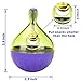 Cat Interactive Toys Treat Dispenser - Cat Food Toys Dispensing Interactive Pet Slow Feeder Toy Cat Chew Non-Toxic Exercise Thinking Improve Intelligence Toy Ball Blue (3.54x2.36inch)
