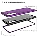 WeLoveCase Galaxy Note 10 Case, Note 10 Cover 3 in 1 Hybrid Heavy Duty Protection Full Body Shockproof TPU Bumper Hard PC Outer Shell Protective Case for Samsung Galaxy Note 10 Purple