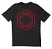 Star Wars The Force Awakens First Order Insignia Unisex T-shirt (Large, Black)