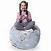Kenley Bean Bag Stuffed Animal Storage - Fun Gifts for Boys and Girls - Large Stuffed Animal Bean Bag Chair