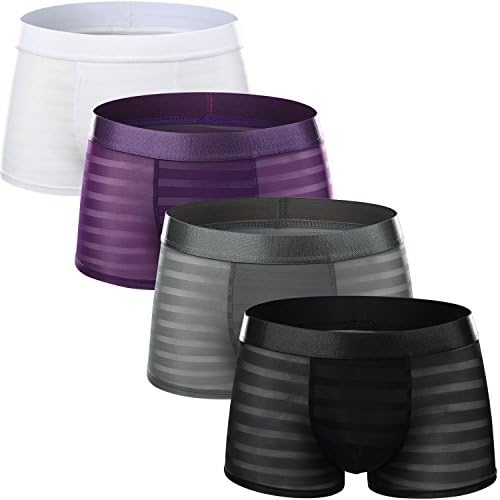 Artynes Mens Boxer Shorts Men Underwear Sexy Solid Underpants Men Breathable Boxers Panties Male Underwears