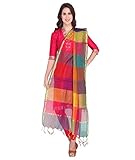 Dupatta Bazaar Multi Colour Moonga Silk Dupatta