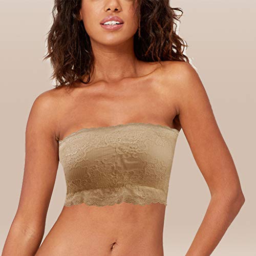 image for YIDUODE Girl's Strapless Bra Stay Put Smooth Finish Strapless Bra Remo