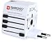 Skross World Travel Adapter MUV USB 2-pole Adapter & USB Charger - White 1.302150 primary