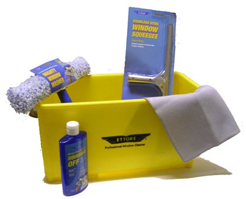 Complete Ettore Window Cleaning Kit with 6 Gallon Bucket