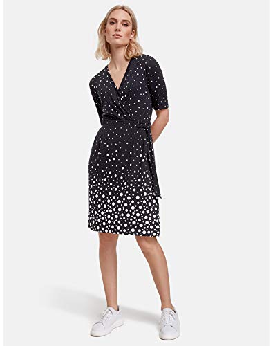 Taifun Nauwsluitende jurk voor dames, met 3/4 mouwen, 3/4 mouwen, mouwsplit, etui-jurk, jerseyjurk, feestelijke jurk… - Image 3