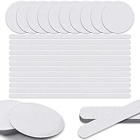 Sumille 24 PCS Mixed Long & Round Adhesive Non Slip Bathtub Stickers Anti Slip Bath Stickers Tub Stickers Safety Shower Stickers for Tubs Bathrooms Pools Stairs Ladders Boats