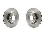 Front Disc Brake Rotors Pair For Mazda 3 CX-3 Sport