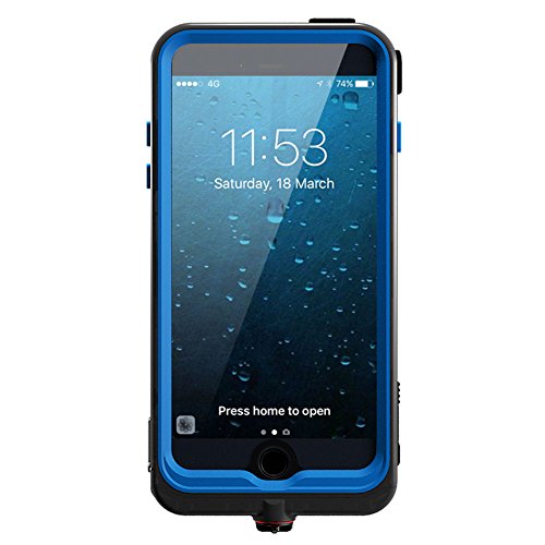 UWEAR Waterproof Case for iphone 7plus 8 plus with Armband Belt,Running Swimming Diving Protective Case Cover,Shockproof / Dropproof / Snowproof for Outdoor Water Sports (5.5 inch) (i7 Plus Green)