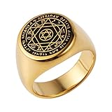 HZMAN Talisman Seal Solomon Six-Pointed Star 12