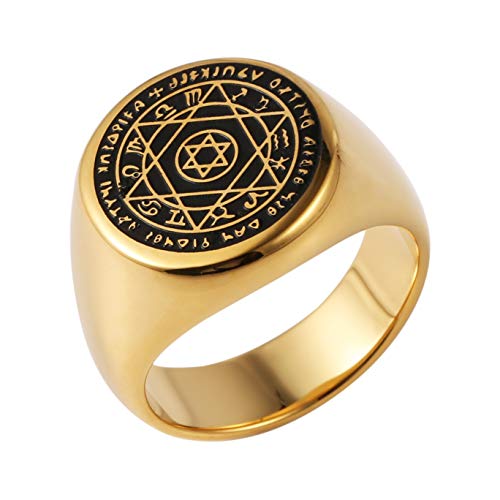 HZMAN Talisman Seal Solomon Six-Pointed Star 12