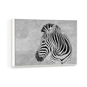 Framed Canvas Wall Art for Living Room, Bedroom Black and White Animal Canvas Prints for Home Decoration Ready to Hanging - 16x24 inches