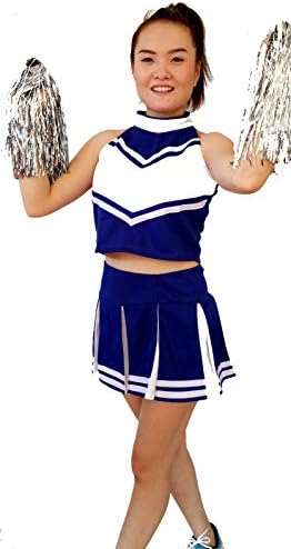Big Girls' Women Cheerleader Costume Uniform Cheerleading Adult Dress Outfit