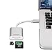 USB C Card Reader,wesimi USB C Memory Card Adapter Aluminum Superspeed USB 3.0 Card Reader Adapter for SD Card/Micro SD Card/TF Card for 2016 MacBook Pro and more USB C Devices