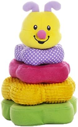 Platoyer Kid's Flannel Assorted Puzzle Game Toy Building Blocks Toy Touch & Feel Stacking Rings