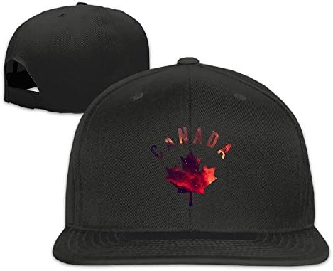 Vsricco Canada Flag Fire Baseball Cap Adjustable Trucker Hat Colorkey