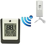 Ambient Weather WS-15 Wireless 8-Channel Thermometer with Plastic Waterproof Probe Thermometer