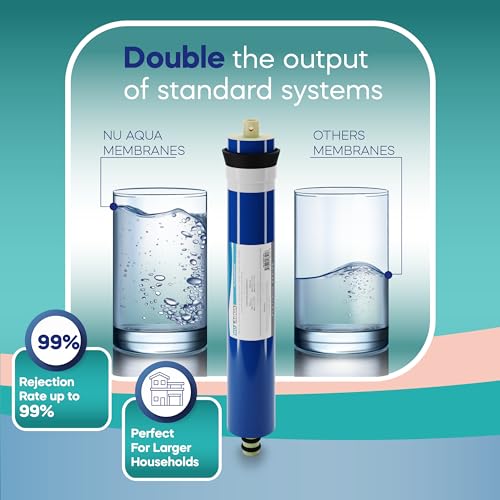 NU Aqua 7Stage Alkaline & UV Under Sink Reverse Osmosis Water Filter