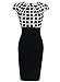 VfEmage Womens Tartan Check Plaid High Waist Casual Work Office Pencil Dress