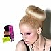 AnHua®2PCS Dark Brown Extra Large Hair Styler Tool Donut Bun Maker Former Doughnut Shaper Ring Styling Roll Updo 10cm