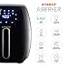Air Fryer XL Touchscreen by Cozyna (5.7QT) with 8 Cooking Preset and airfryer cookbook (over 50 recipes)