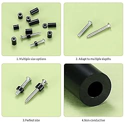 Nylon Spacers Set - 230PCS Black Standoffs Spacers