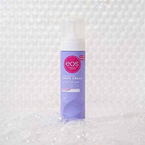 eos Shea Better Shaving Cream for Women Lavender Shave Cream, Skin