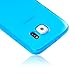 Galaxy S6 Case, Wisdompro Bundle of 5 Pack Clear Jelly [Thin][Ultra Slim] Soft TPU Gel Protective Case Covers (Blue, Aqua Blue, Hot Pink, Yellow, Red) for Samsung Galaxy S6