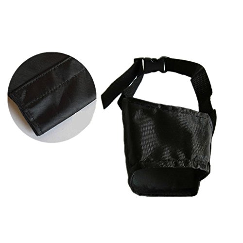 Dog Mouth Cover Oxford Cloth Anti-bite Anti Chew Anti-lick Pet Muzzle with Adjustable Strap Breathable,Soft,Safety Protection Postoperative Recovery for Small Dogs,Puppies (XS) - Thumbnail 7