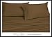 Queen Taupe Silky Soft bed sheets 100% Rayon from Bamboo Sheet Set