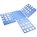WYZworks V2 Magic Fast Clothes Folder Adjustable Adult T-Shirts Folding Board New Version Blue