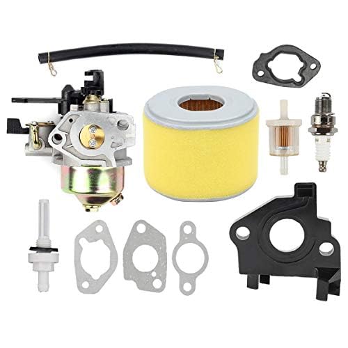 Hippotech Carburetor Carb with Gasket Spark Plug Air Filter for Honda GX240 8.0HP GX270 9HP Engine Replaces 16100-ZE2-W71