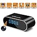 Hidden Spy Camera Wireless Hidden,HOSUKU 1080P Clock Hidden Cameras Wireless IP Surveillance Camera for Home Security Monitor Video Recorder Nanny Cam 140 Angle Night Vision Motion Detection