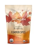 Javazen Pumpkin Spice | Organic Ground Coffee with Tulsi Tea, and Turmeric for Energy + Focus, Vegan, Paleo, Gluten Free | 1 Bag - 9 oz. - 15 Servings