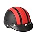 Docooler® 54-60mm Leather Motorcycle Goggles Vintage Garman Style Half Helmets Motorcycle Biker Cruiser Scooter Touring Helmet