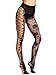 Amoretu Womens Fishnet Pantyhose Floral Lace Tights Hollow Out Stockings, Black2, One Size
