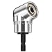 MAEXUS Right Angle Drill Adapter, 105 Degree Right Angle Drill Attachment for Screwdriver Bits and Powe Drill with 1/4'' Hex Quick Change Drive and Magnetic Bit Socket