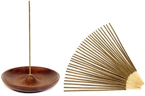 Natural Choice Incense Full Moon Incense Holder (Walnut)