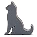 Plinrise Super Cute Phone Holder, Mini Cat Shaped Silica Gel Cellphone Stand, Animal Phone Mount for All Cellphone Free Your Hands (Grey)