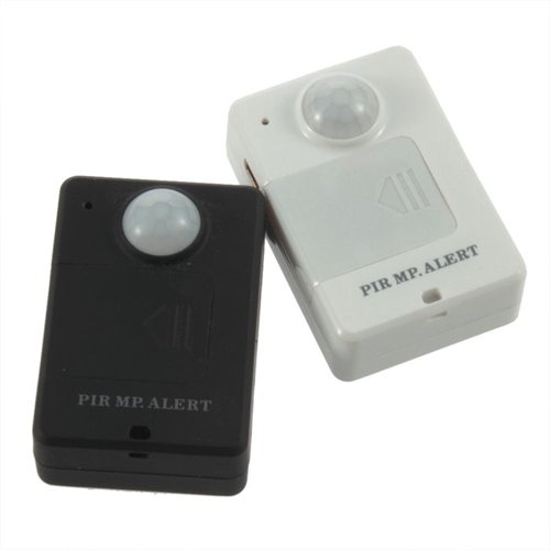 QMX Black Mini Wireless PIR Infrared Sensor Motion Detector GSM Alarm System Anti-theft YKS