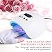 54W 28 LED UV/LED Nail Dryer, LARMHOI Gel Nail Light with 3 Timer Setting Sensor, Dual Light Source, LCD Display Screen, Gel Nail Lamp for Fingernail & Toenail Nail Polish Art