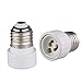 Onite E26 E27 Edison Screw to GU10 Bayonet Base Adapter Lamp Socket (6-Pack)