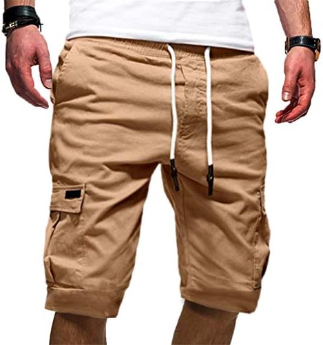 Sumen Mens Pure Color Pocket Drop Crotch Jogger Pants Harem Casual Baggy Hiphop Dance Sweatpants Mens Drawstring Shorts