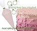 Disposable Pastry Bags, Extra Large - 21 Inch. 80 count Heavy Duty Icing Bags in dispenser box. Microwave safe. 3 Free Piping Bag Ties included!