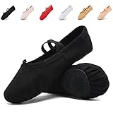 CIOR Ballet Slippers for Girls Classic Split-Sole Canvas Dance Gymnastics Yoga Shoes Flats(Toddler/Little Kid/Big Kid)