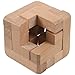 SODIAL 3D Wooden Interlocked Surround Lock Logic Puzzle Burr Puzzles Brain Teaser Intellectual Toy Magic Cube