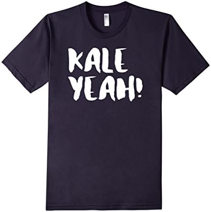 Men's Vegan Shirt - Kale Yeah! Shirt 2XL Navy